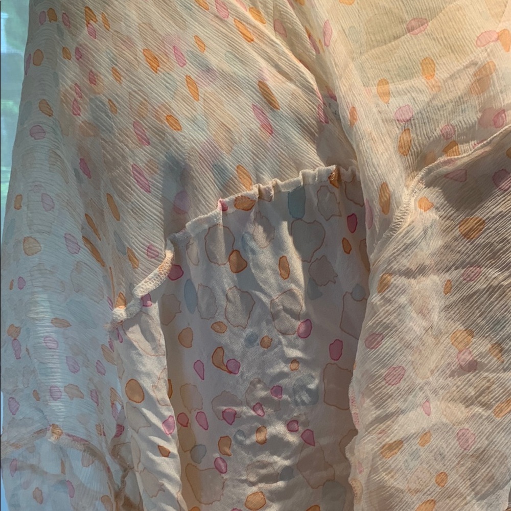 Nougat London 100% Silk Watercolour Dots Patterned Dress - Picture 16 of 16